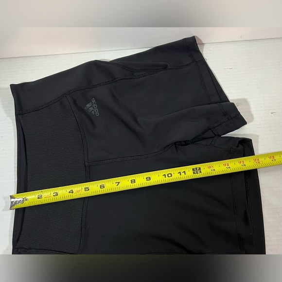 Adidas Shorts Womens Medium Black Aeroready Performance Training Workout Running - Picture 9 of 9